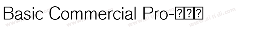 Basic Commercial Pro字体转换